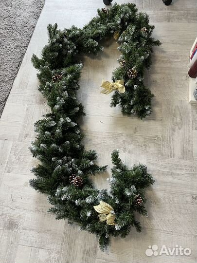 Гирлянда из ели