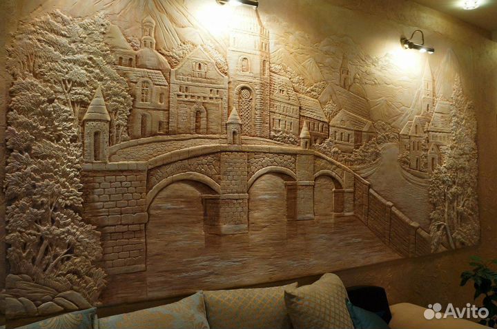 Пано,барельеф на стену и потолок