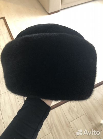 Меховая женская шапка