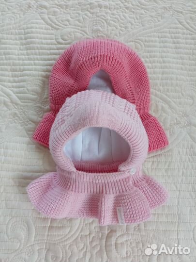 Шапка шлем для новорожденного 