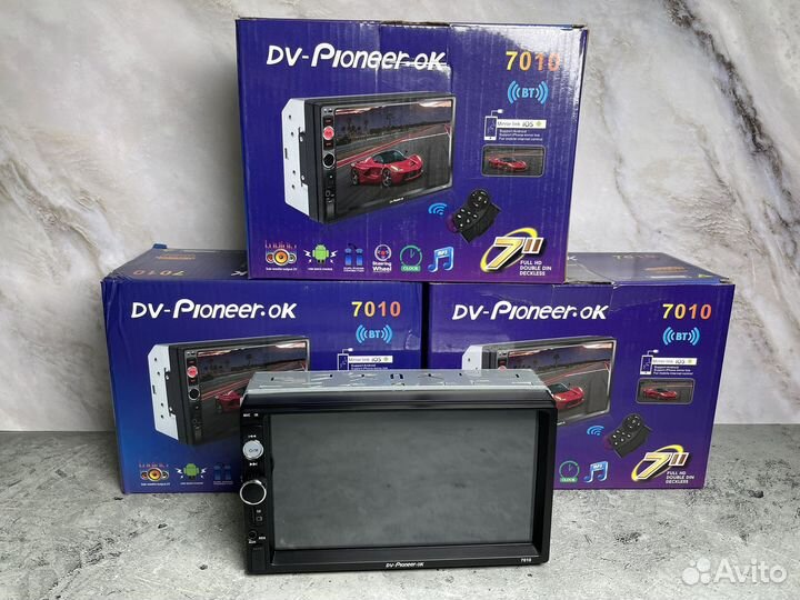 Автомагнитола 2din 7 дюймов с bluetooth все авто