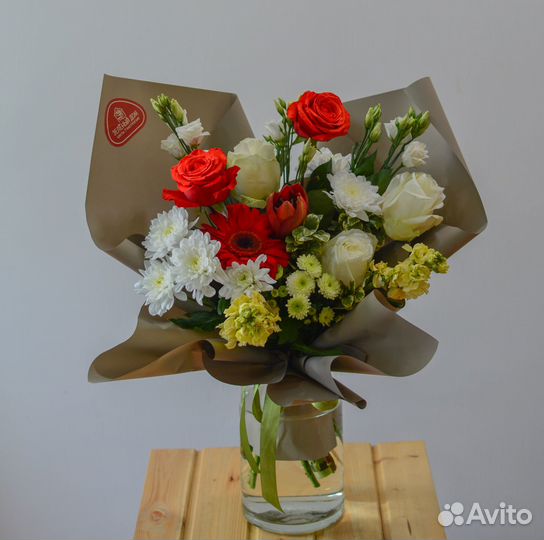 Букеты с хризантемой