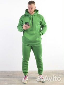 Спортивный костюм мужской теплый на флисе новый