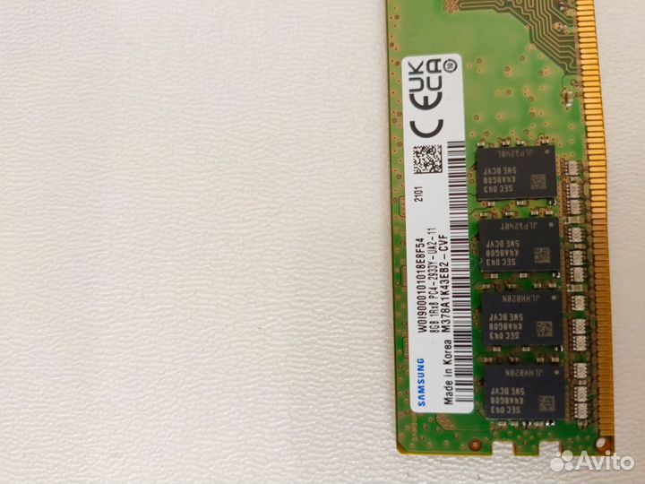Оперативная память ddr4 8gb samsung