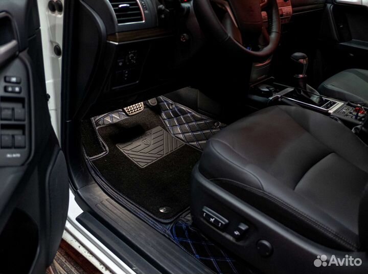 Автоковрики на заказ на Toyota prado