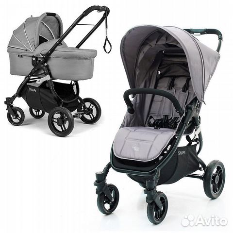 Коляска 2в1 Valco Baby Snap 4,Серый (Cool Grey)