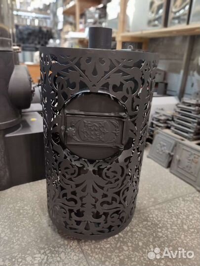 Печь Д-426 Сетка (2 каменки)