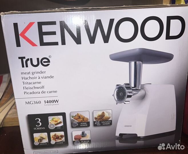 Мясорубка kenwood mg360