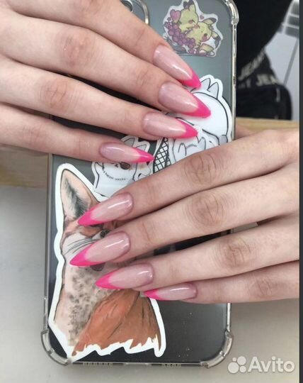 Наращивание ногтей акрилом