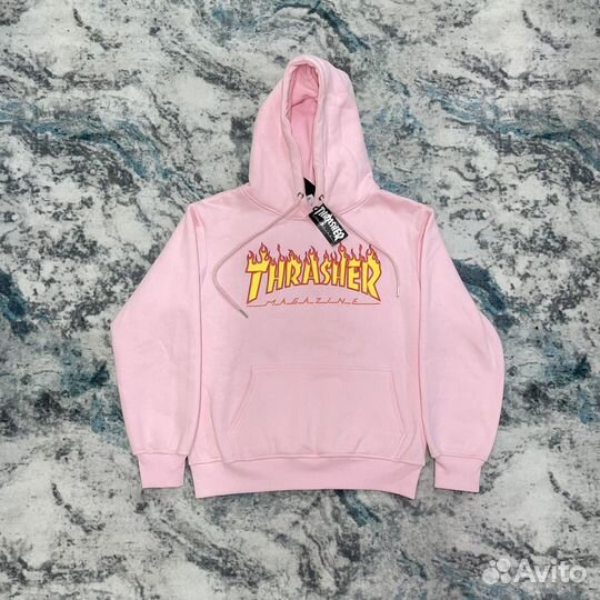Худи Thrasher розовое