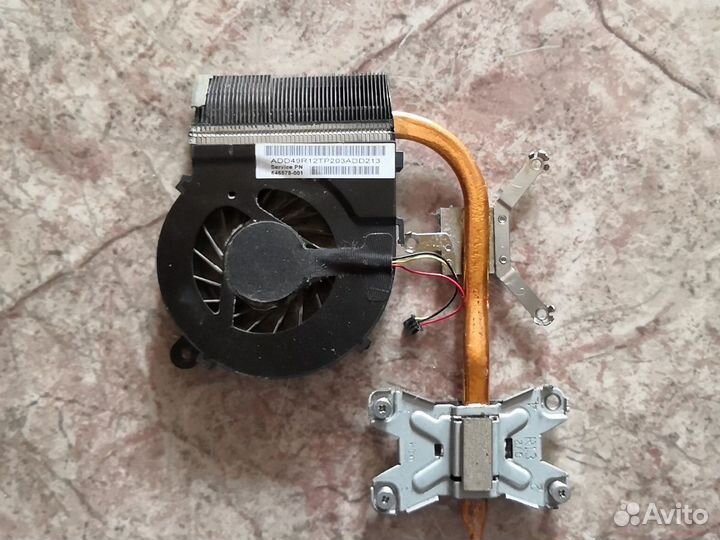 Кулер и радиатор для ноутбука hp