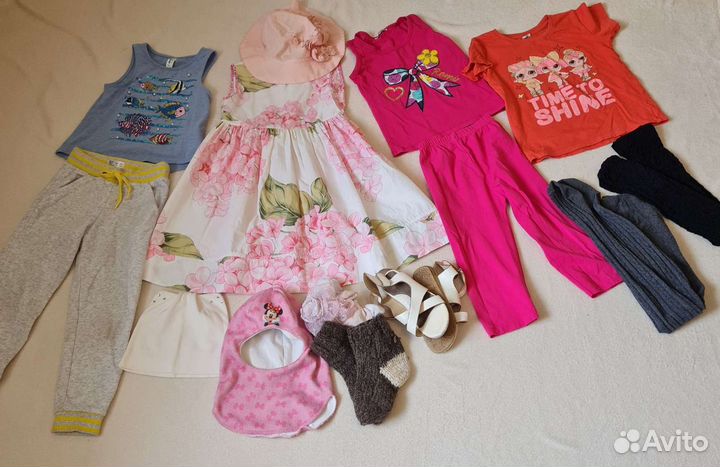 Вещи пакетом на девочку