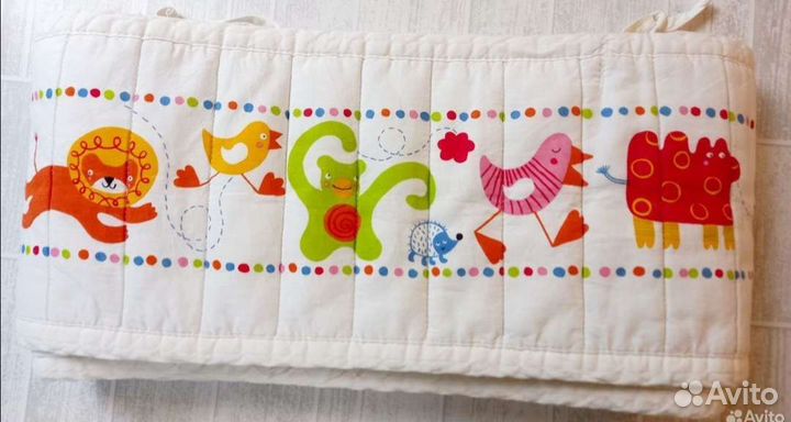 Бортики в детскую кроватку(Хлопок)