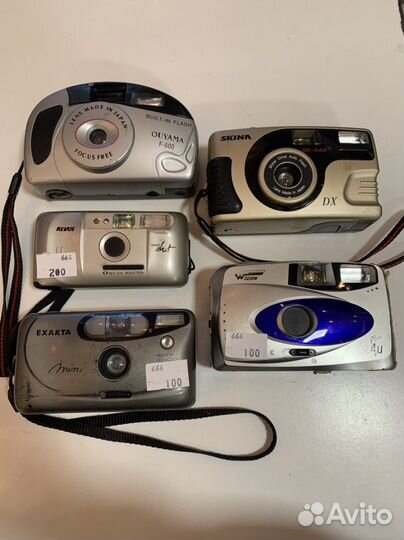 Мыльницы плёночные фотоаппараты лом