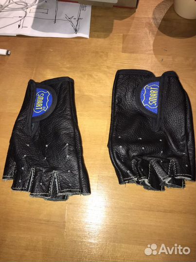 Мужские кожаные перчатки новые
