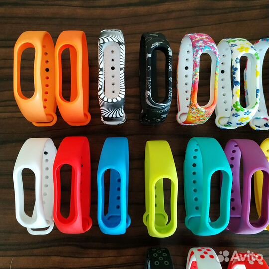 Силиконовые ремешки для xiaomi mi band 2