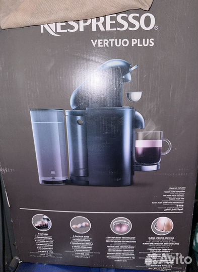 Кофемашина nespresso vertuo plus