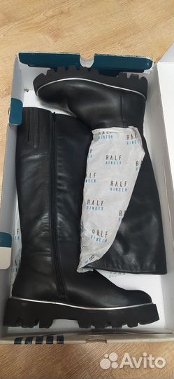 Сапоги демисезонные кожаные Ralf Ringer