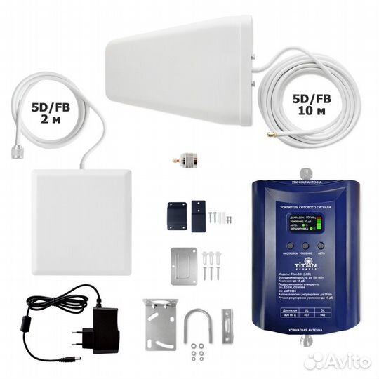 Комплект усиления сотовой связи Titan-1800 (LED)