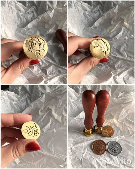 Штамп для сургуча и сургуч