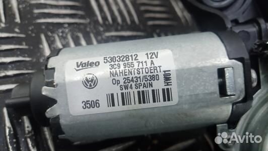 Моторчик стеклоочиcтителя 3-5 volkswagen passat B6 (2GM64GJ01)