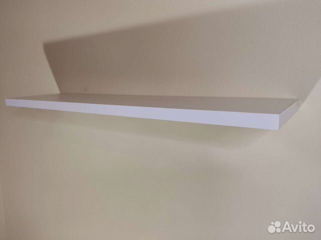 Полка настенная белая