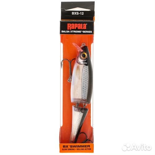 Воблер Rapala Bx Swimmer 12 12см. 22гр. S до 1,8м