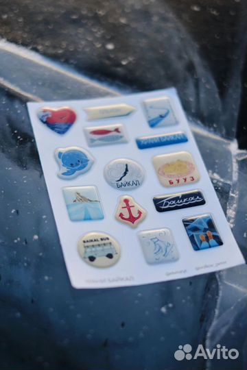 3D стикеры с вашими дизайнами оптом от производите