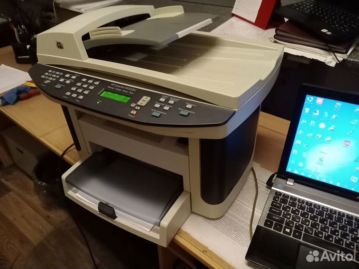 Лазерный мфу HP LaserJet M1522nf сетевой