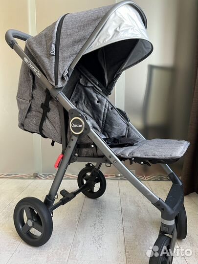 Прогулочная коляска oyster zero серая