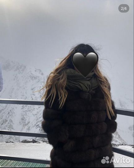 Шуба трансформер из песца