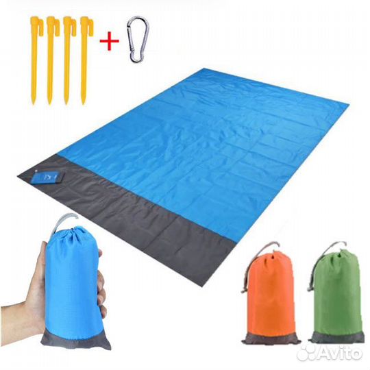 Водонепроницаемый Коврик для Пляжа и Кемпинга 210