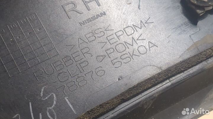 Пластик кузовной Nissan Leaf 2017, 2018