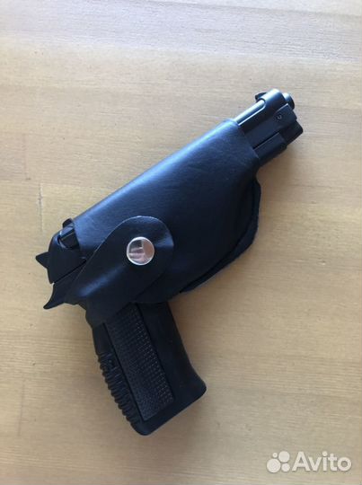 Зажигалка пистолет Кольт с кобурой (металл)