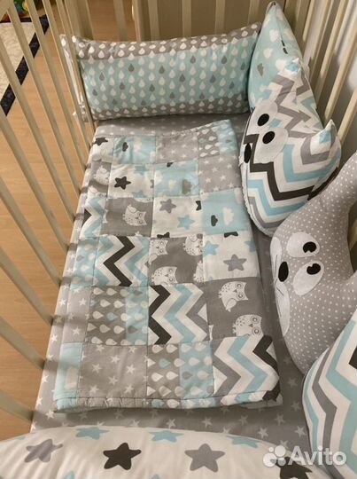 Бортики в детскую кроватку