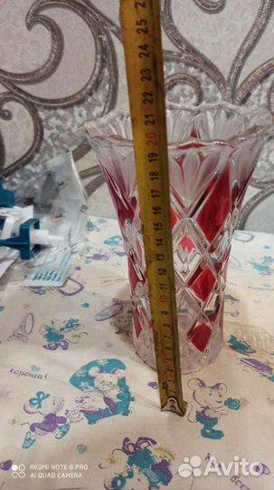 Графин, вазы, сервиз вербилки