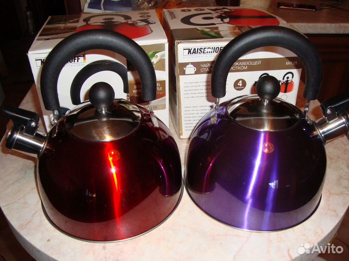 Чайник и заварник новые