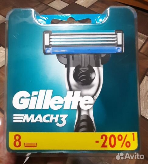 Каасеты gillette mach3