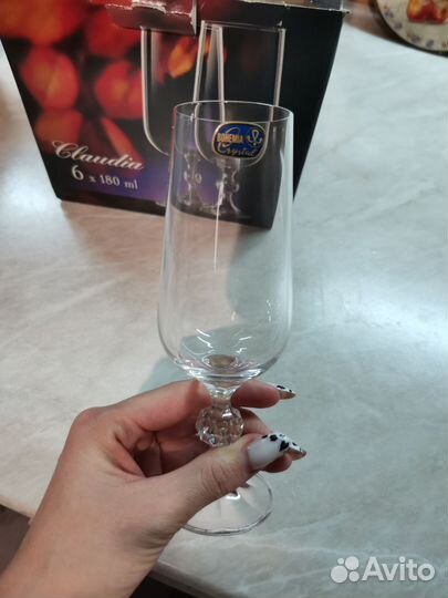 Набор бокалов новые