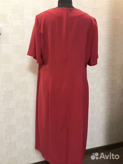 Женский костюм: платье и жакет 58 размер