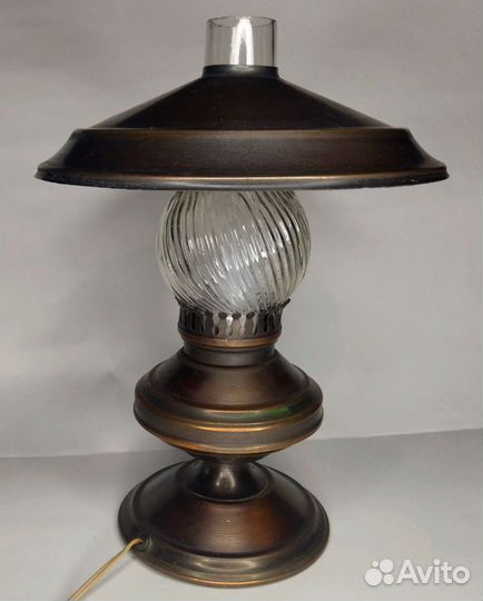 Лампа настольная под керосиновую СССР