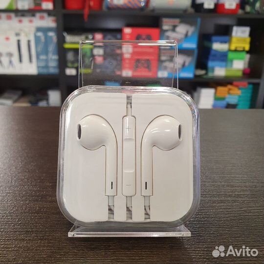 Наушники для iPhone с выходом 3,5мм новые гарантия