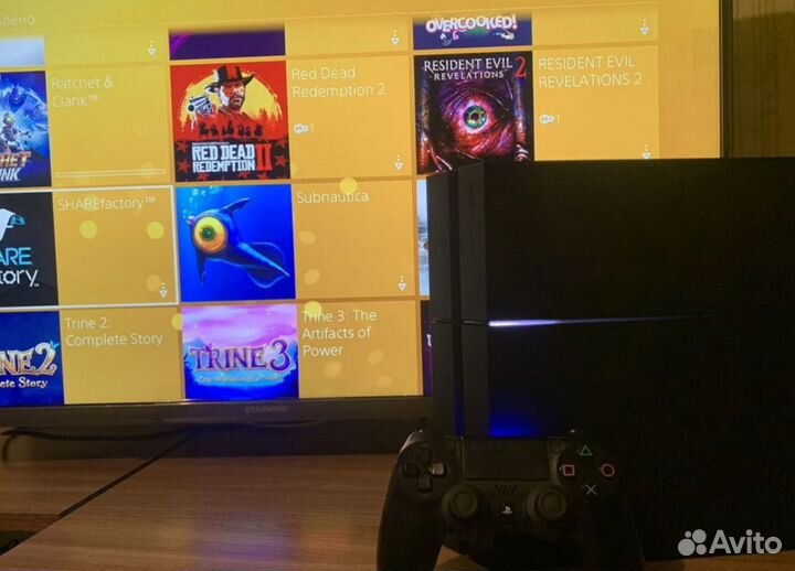 Игровая приставка ps4