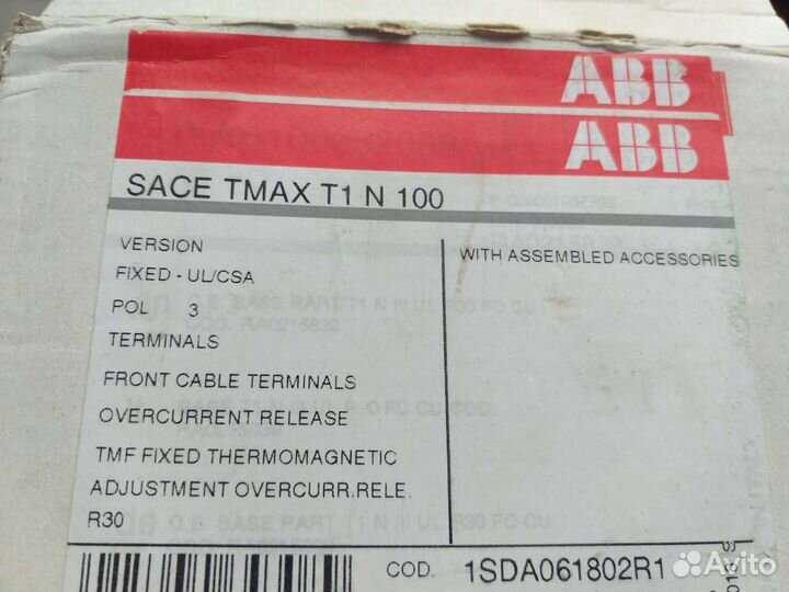 Автоматический выключатель ABB T5N630/ T5D630