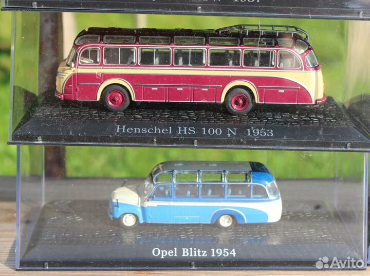 Коллекция автобусы Atlas 1:72 22шт