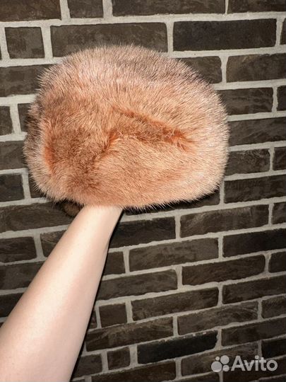 Шапка норковая женская