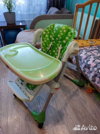 Стульчик для кормления chicco polly 2