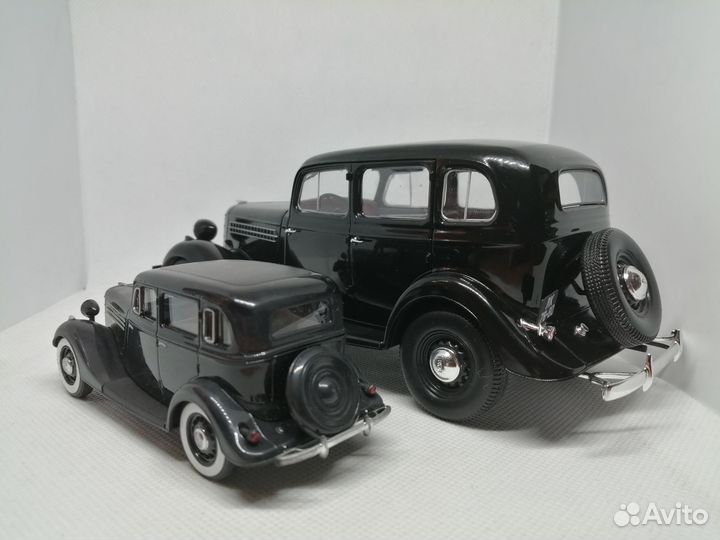 Модель газ-11-73 «нквд» в масштабе 1:24