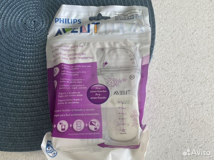 Avent пакеты для хранения молока