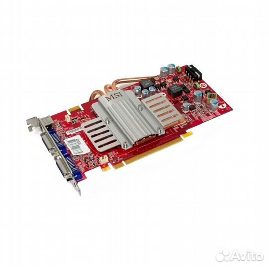 PCI-E 512Mb GeForce Fx8600Gts MSI NX8600GTS-T2D512
